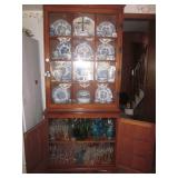 Flow Blue and So Much more with the China Display Cabinet 