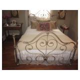 Stunning Antique Queen Bed Frame 