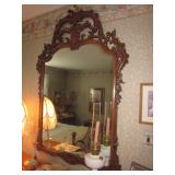 Hand Carved Ornate mirror 