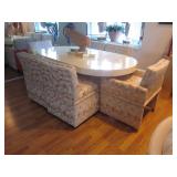 Custom Goat Skin Dining Room Table Custom Dining Room Seating 