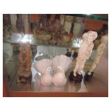 Rare Lladro Pair Doves Love birds & Tons of Asian Collectible Statuary  