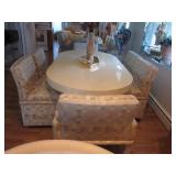 Custom Goat Skin Dining Room Table Custom Dining Room Seating 