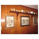 Listed Art Oils, Prints, Lithographs & Artist Proofs  