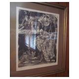 Listed Art Oils, Prints, Lithographs & Artist Proofs  