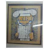 Al Robi Original Wood Cut Art  
