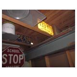 Vintage Trumpet Street Signs ~ License Plates  