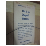 Al Robi Original Wood Cut Art  