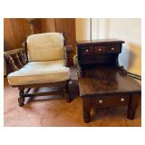 Side Table and Chair 
