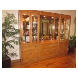 Thomasville Wall Unit Display Cabinets 