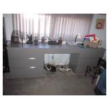 Grey Laminate Bedroom Suite  