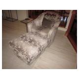 Plush Arm Chair with Matching Ottoman Plush Arm Chair with Matching Ottoman