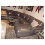 Grey Leather Sectional Sofa Recliner with Chaise Lounge Grey Leather Sectional Sofa Recliner with Chaise Lounge