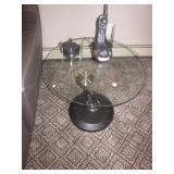 Round Glass Orbit Tables Round Glass Orbit Tables