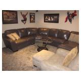 Grey Leather Sectional Sofa Recliner with Chaise Lounge Grey Leather Sectional Sofa Recliner with Chaise Lounge