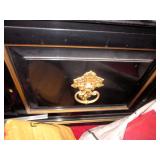 Stunning Black Laquer China Cabinet Stunning Black Laquer China Cabinet