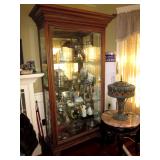 Stunning Easy Access Front Slide Lighted Display Cabinet 