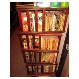 Revolving Book Case & Books 