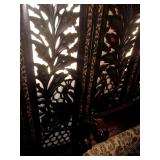 Carved Wooden Privacy Screen From India 