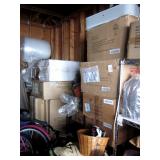 Garage Full New In Boxes Lamps and more 