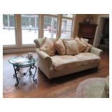 Domain Furniture Throughout Domain Chaise Lounge ~ Glass & Iron Accent Tables    