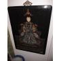 Antique Art Chinese Reverse Painted Glass Portrait Imperial Empress  