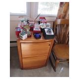 Wood File Cabinet & More  