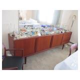 Westnofa Mid Century Modern Danish Complete Dining Room Suite 6 Chairs ~ 2 Arm Chairs ~ Credenza And