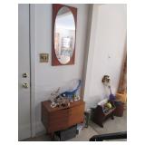 Mid-Century Modern Cabinet & Mirror 