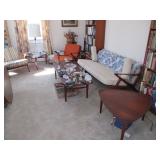 Made In Denmark By Selig Mid-Century Modern Chairs (2) and Sofa ~ Model Z Sofa & Chairs by Poul Jens