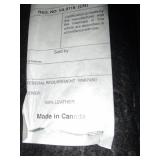 Mid-Century Modern Leather Chair with Ottoman Made In Canada  