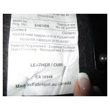 Mid-Century Modern Leather Chair with Ottoman Made In Canada  