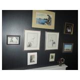 Listed Art Oils, Lithographs & Prints To Choose From 