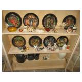 Porcelain Legend Of The Snowmaiden Russian Folktale Plates 