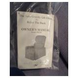 The Zero Gravity Lift Chair By Relax The Back Model Pr120 