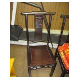 Asian Inspired Chairs With Cushions 6 Chairs  