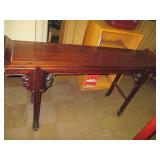 Asian Carved Console Table  