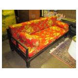 Asian Silk Pair Of Custom Sofa