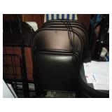Leather Seat Folding Chairs 