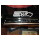 Signed Shaun Alexander Football 
