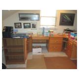 Shelving, Desks, and Office Supplies 