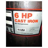 6 HP CAST IRON AIR COMPRESSOR  