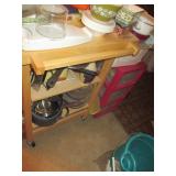 ROLLING CART ~ QVC & HSN SHOPPER ALL NEW ITEMS GREAT FOR THE HOLIDAY SHOPPING TONS OF CHRISTMAS HOLI