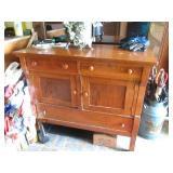Oak Primitive Cabinet 
