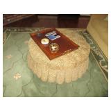 Large Rolling Ottoman ~ Many Rugs To Choose From 