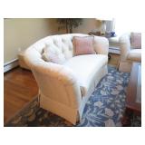 Tufted Pair Of Sofas  