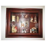 Vintage Mahogany Wall Roombox 