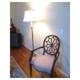 Spider Seating with Floor Lamp  