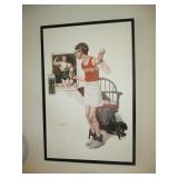 Norman Rockwell "Champ" Framed Art  