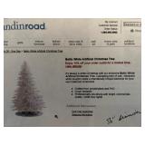 Grandin Road Baltic White Artificial Christmas Tree