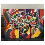 Simeon Gonzales Art Signed